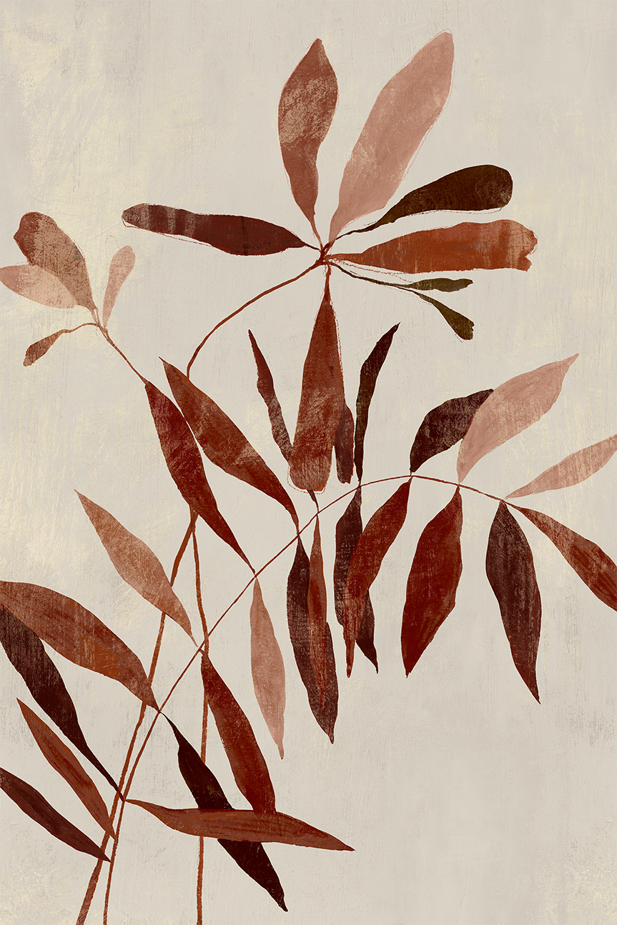 Rust, Style A , By Aria K,Wall Art Canvas Print, Poster,Range of Sizes