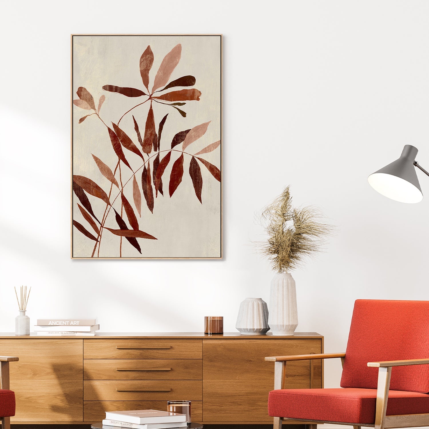 wall-art-print-canvas-poster-framed-Rust, Style A , By Aria K-2