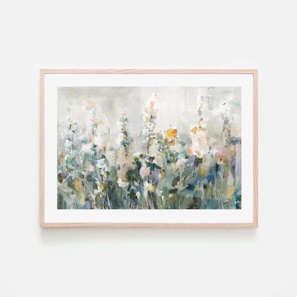 wall-art-print-canvas-poster-framed-Rustic Garden Neutral-by-Danhui Nai-Gioia Wall Art