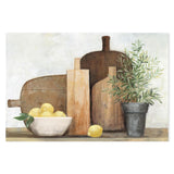 wall-art-print-canvas-poster-framed-Rustic Kitchen Brown-by-Julia Purinton-Gioia Wall Art