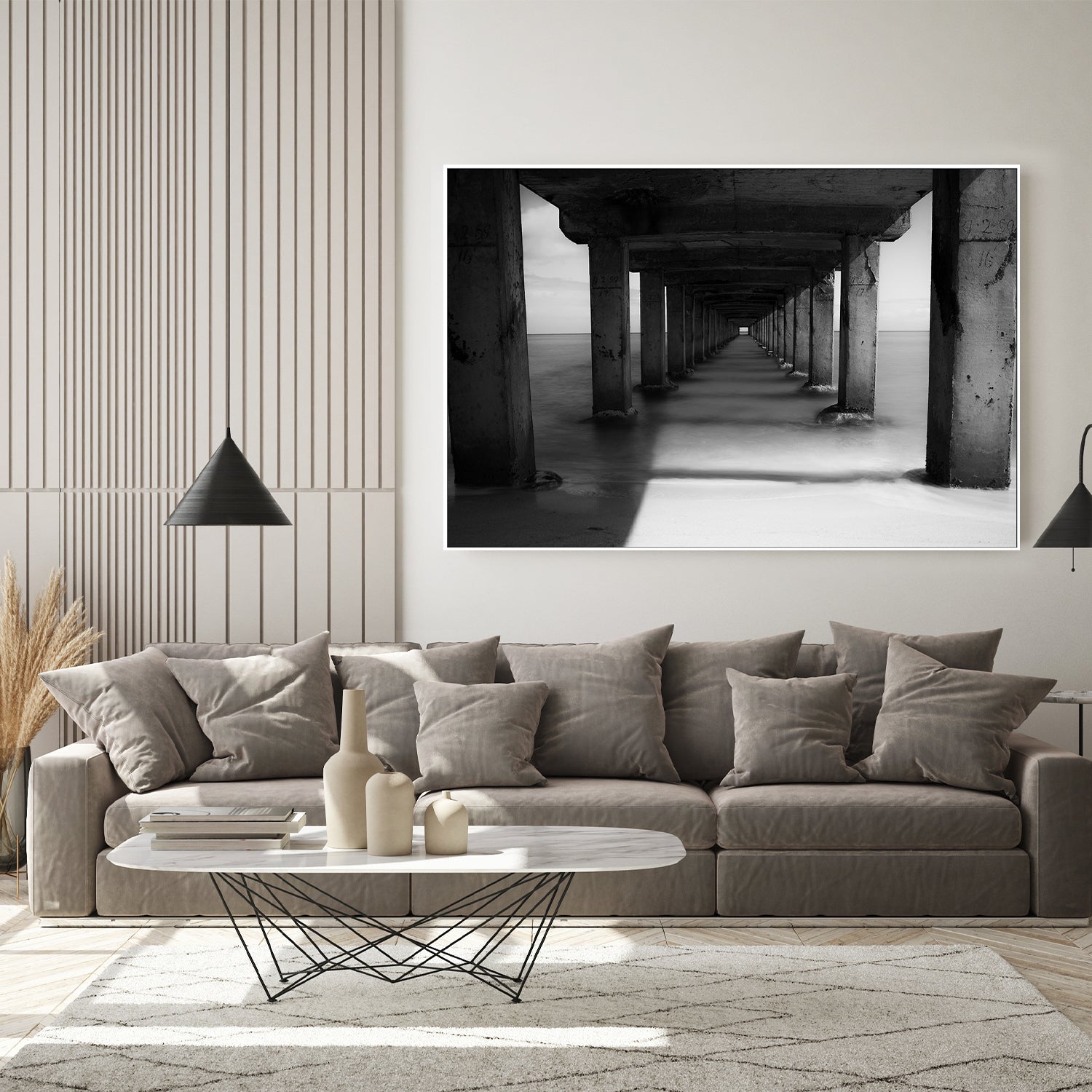 wall-art-print-canvas-poster-framed-Rye Pier, Victoria , By Christopher Cann-7