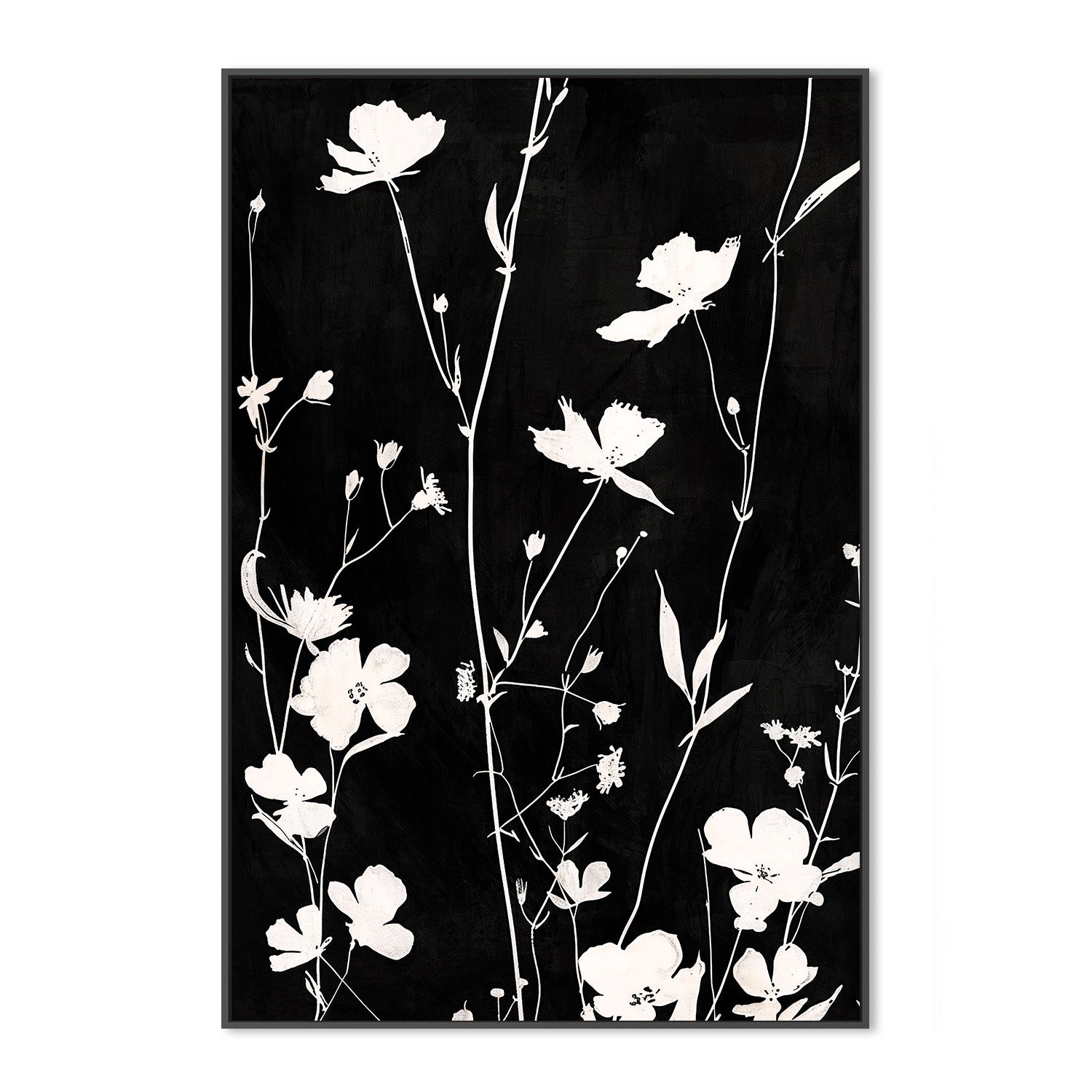 wall-art-print-canvas-poster-framed-Sable Stems, Style A-3