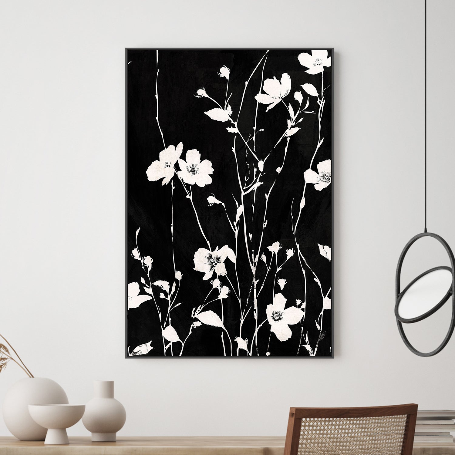 wall-art-print-canvas-poster-framed-Sable Stems, Style B-2