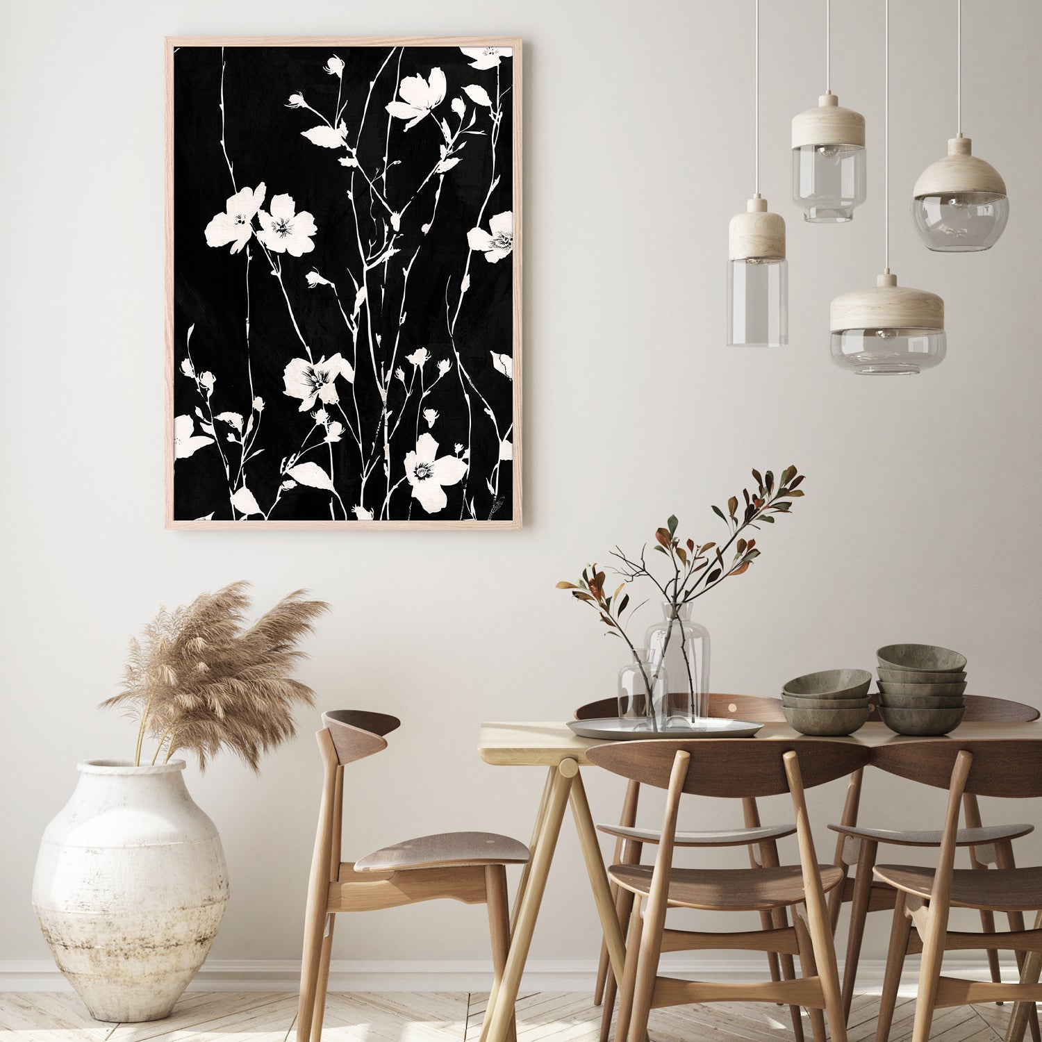 wall-art-print-canvas-poster-framed-Sable Stems, Style B-8