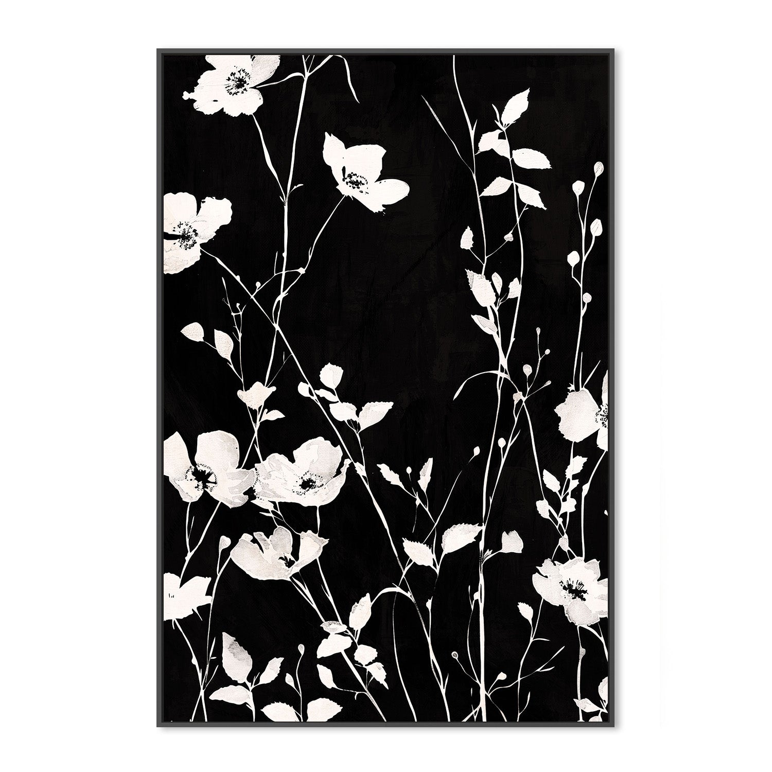 wall-art-print-canvas-poster-framed-Sable Stems, Style C-3