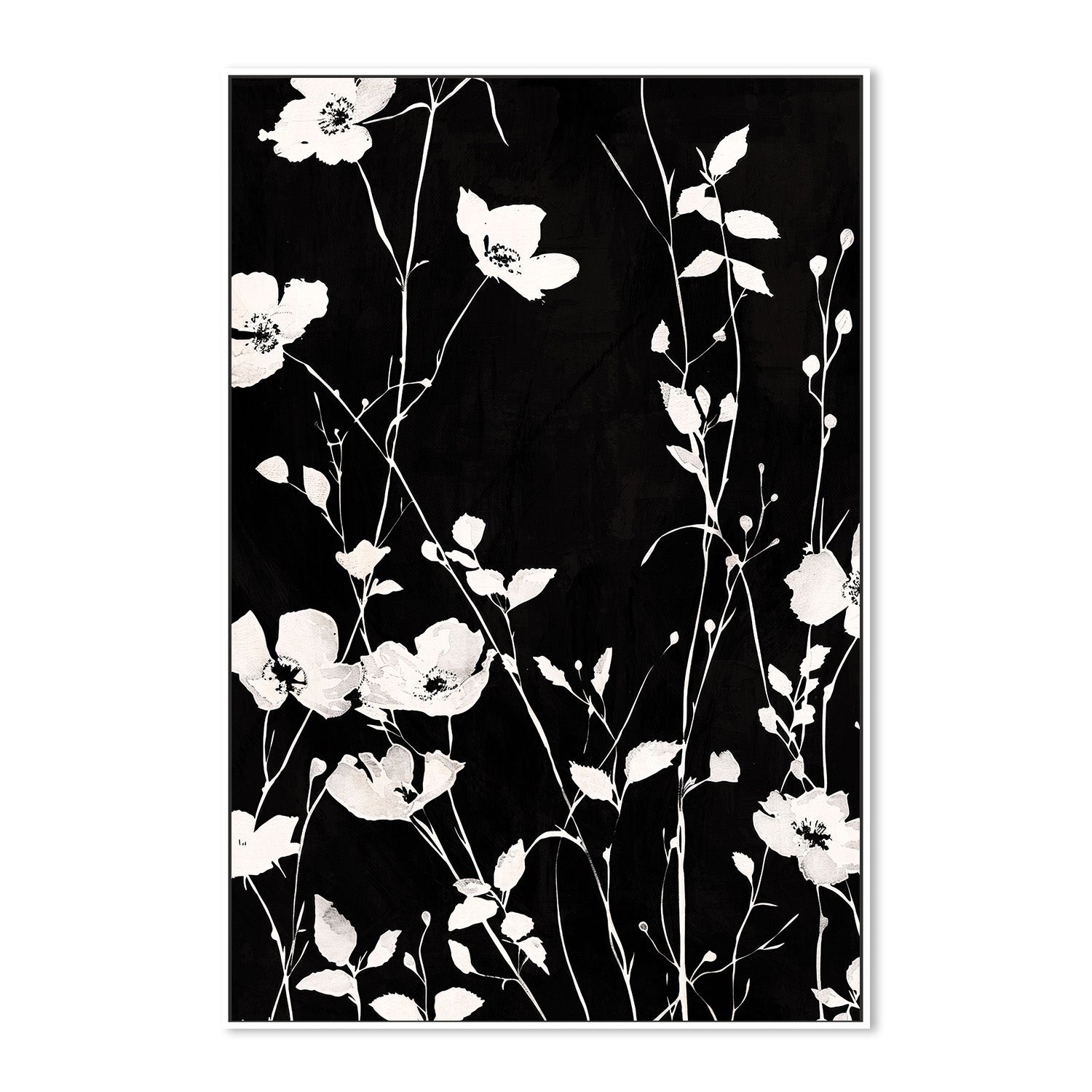 wall-art-print-canvas-poster-framed-Sable Stems, Style C-5