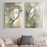 wall-art-print-canvas-poster-framed-Sage, Style A & B, Set Of 2 , By Bella Eve , By Bella Eve , By Bella Eve-2
