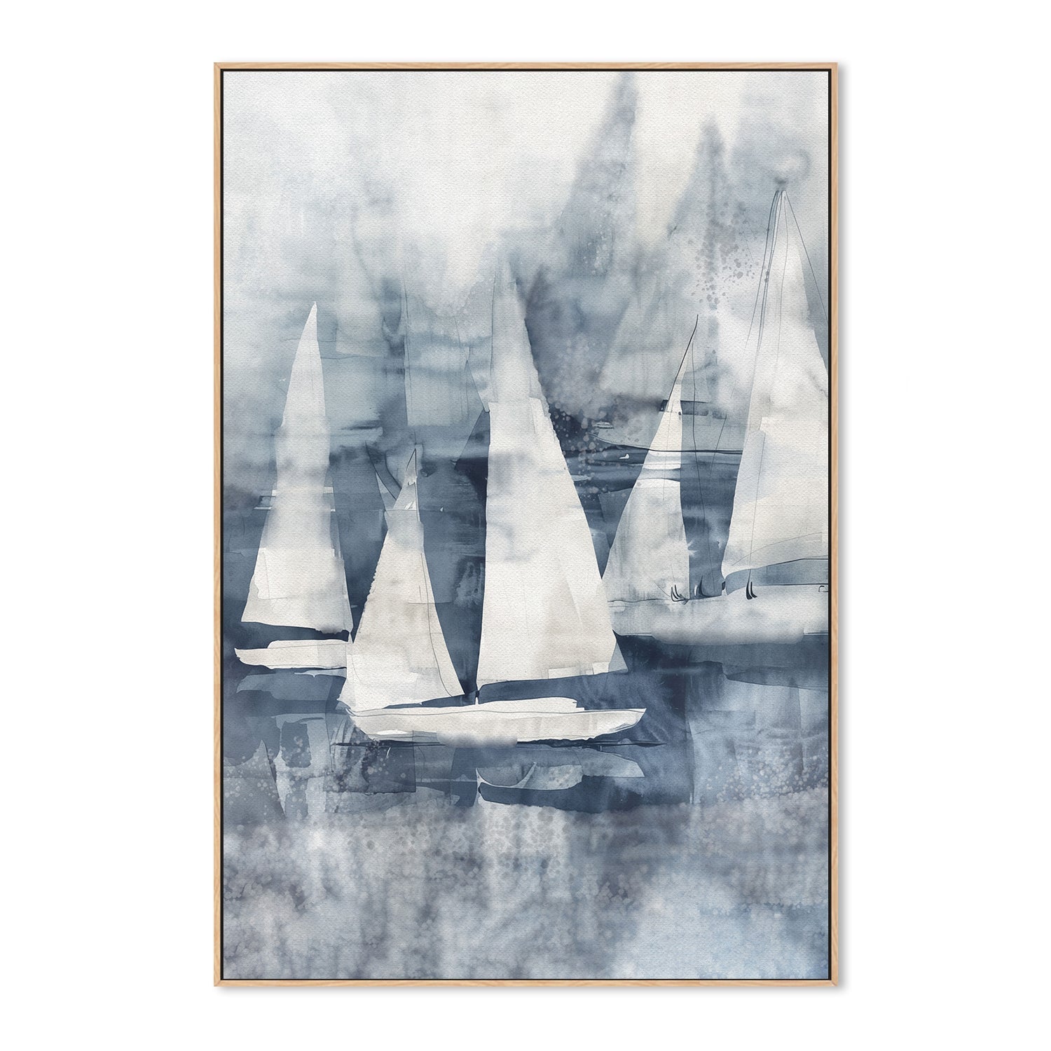 wall-art-print-canvas-poster-framed-Sail The Sea , Style C, By Nina Blue-4