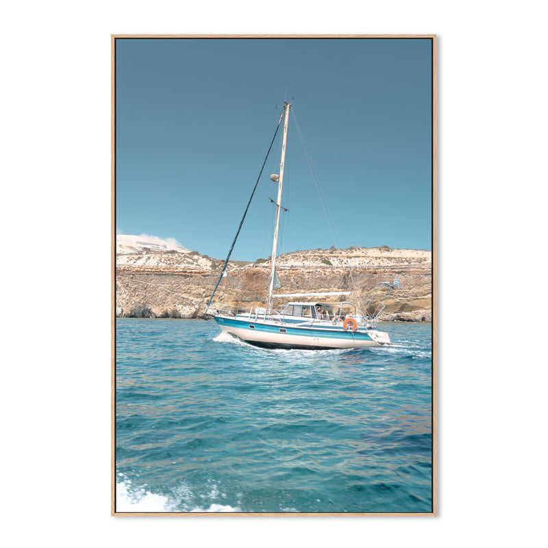 wall-art-print-canvas-poster-framed-Sailing In Milos , By Josh Silver-4