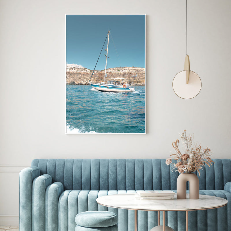 wall-art-print-canvas-poster-framed-Sailing In Milos , By Josh Silver-8