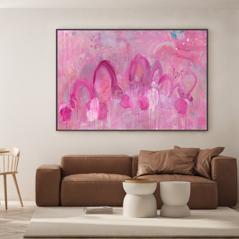wall-art-print-canvas-poster-framed-Sakura Serenity , By Belinda Stone-GIOIA-WALL-ART
