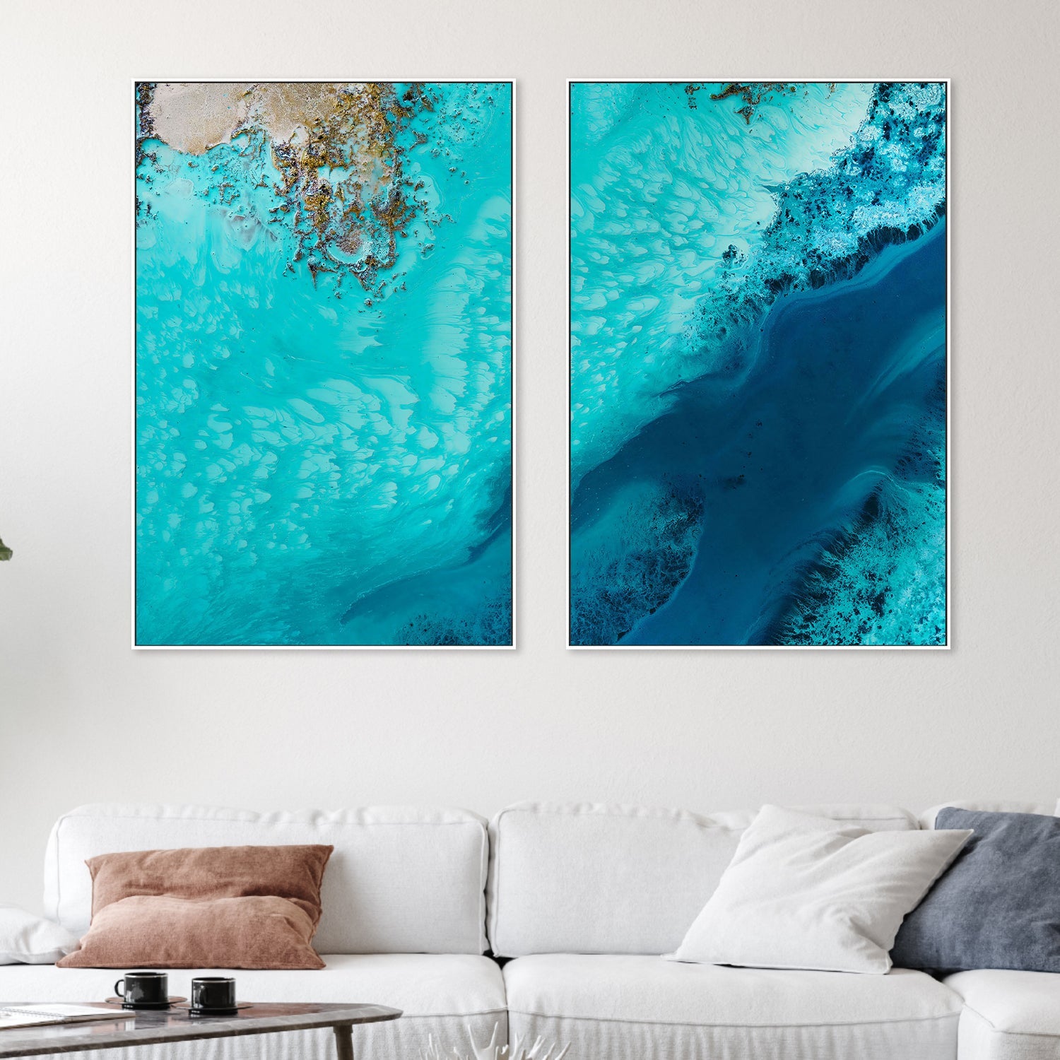 wall-art-print-canvas-poster-framed-Salt Water Passage, Style A & B, Set Of 2 , By Petra Meikle-2