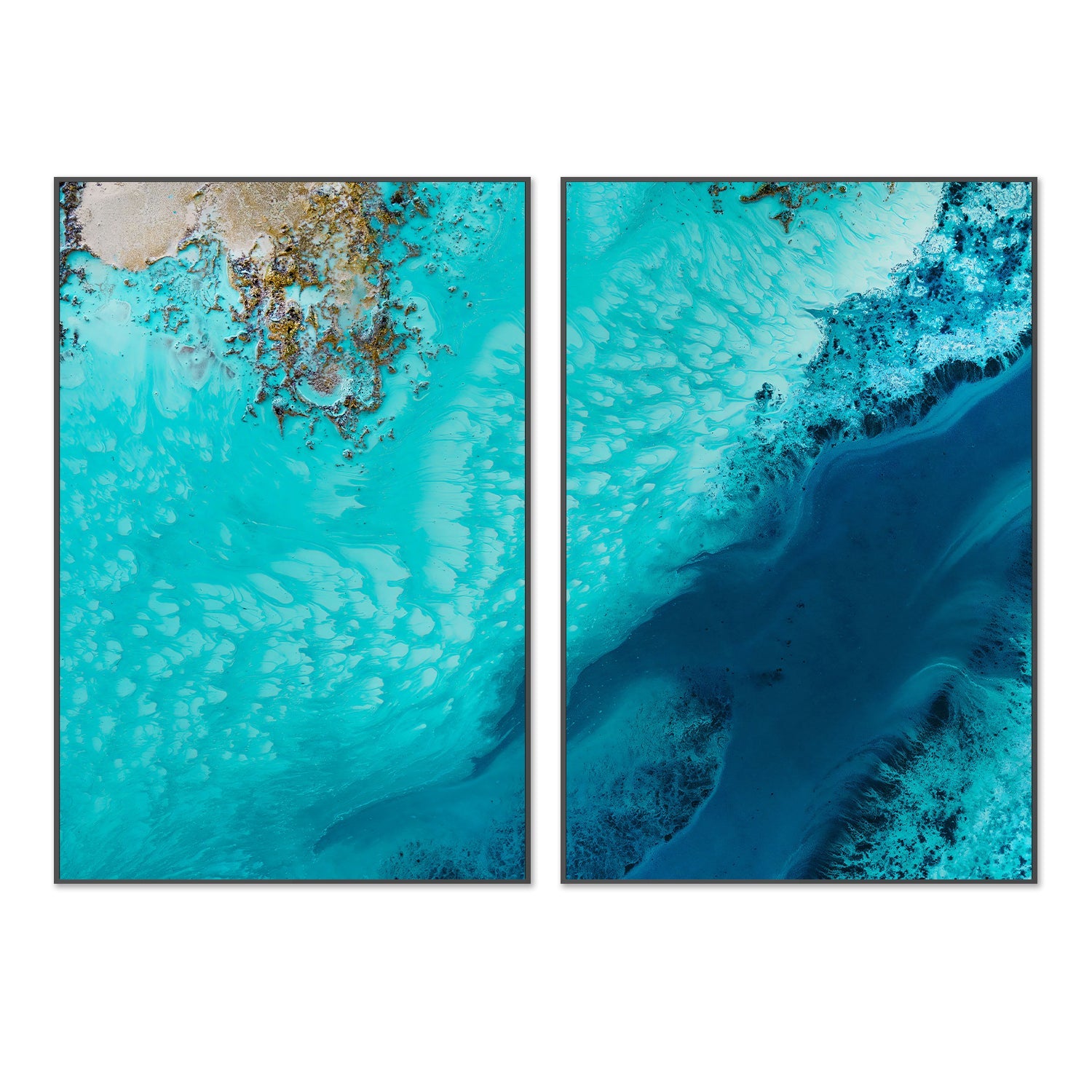 wall-art-print-canvas-poster-framed-Salt Water Passage, Style A & B, Set Of 2 , By Petra Meikle-3