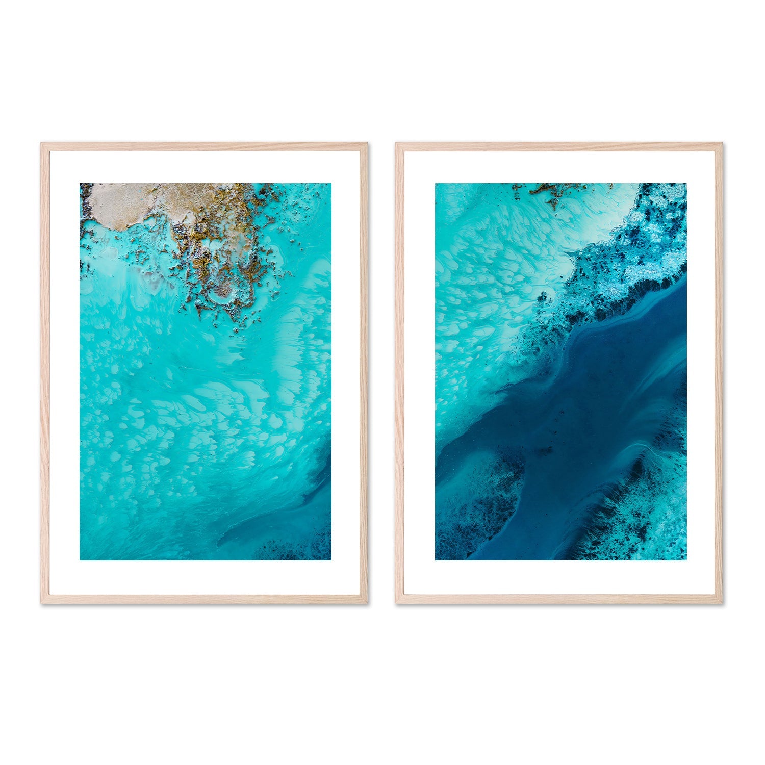 wall-art-print-canvas-poster-framed-Salt Water Passage, Style A & B, Set Of 2 , By Petra Meikle-6