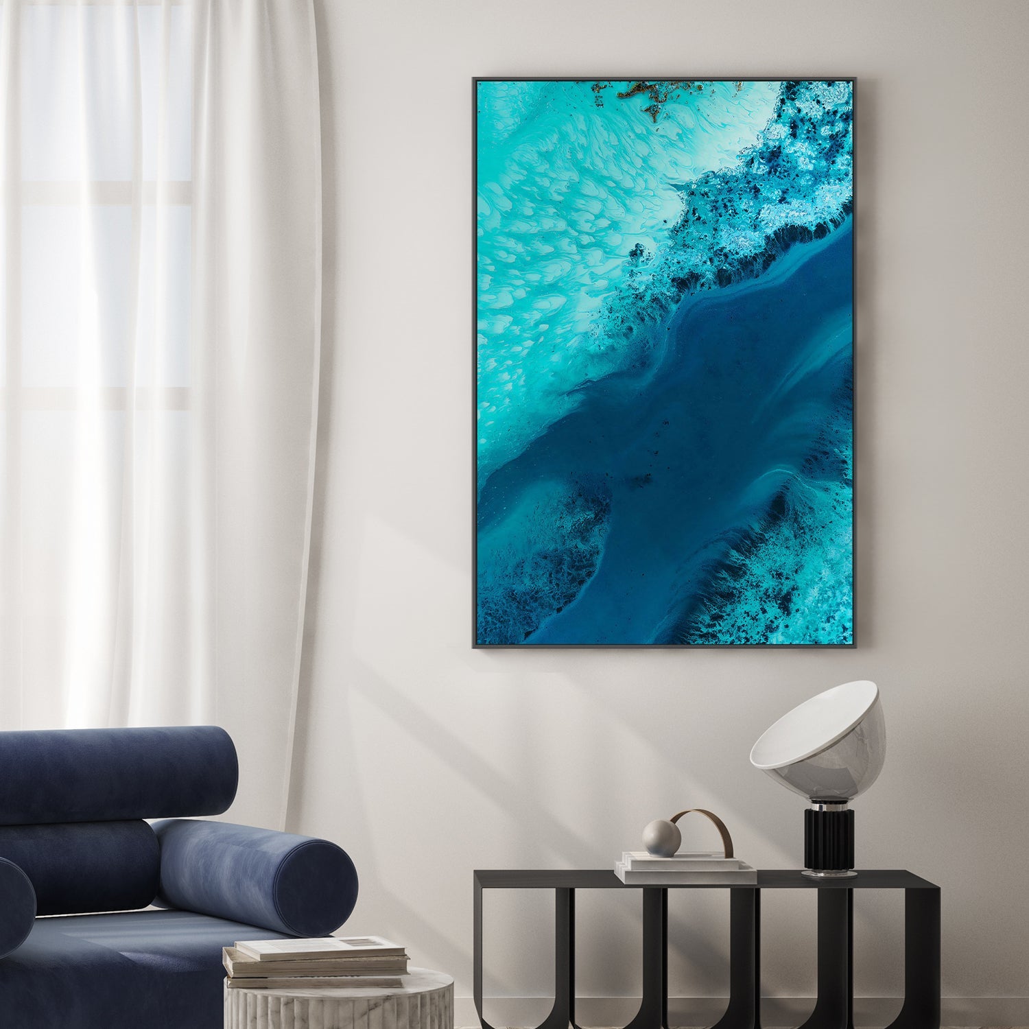 wall-art-print-canvas-poster-framed-Salt Water Passage, Style B , By Petra Meikle-2