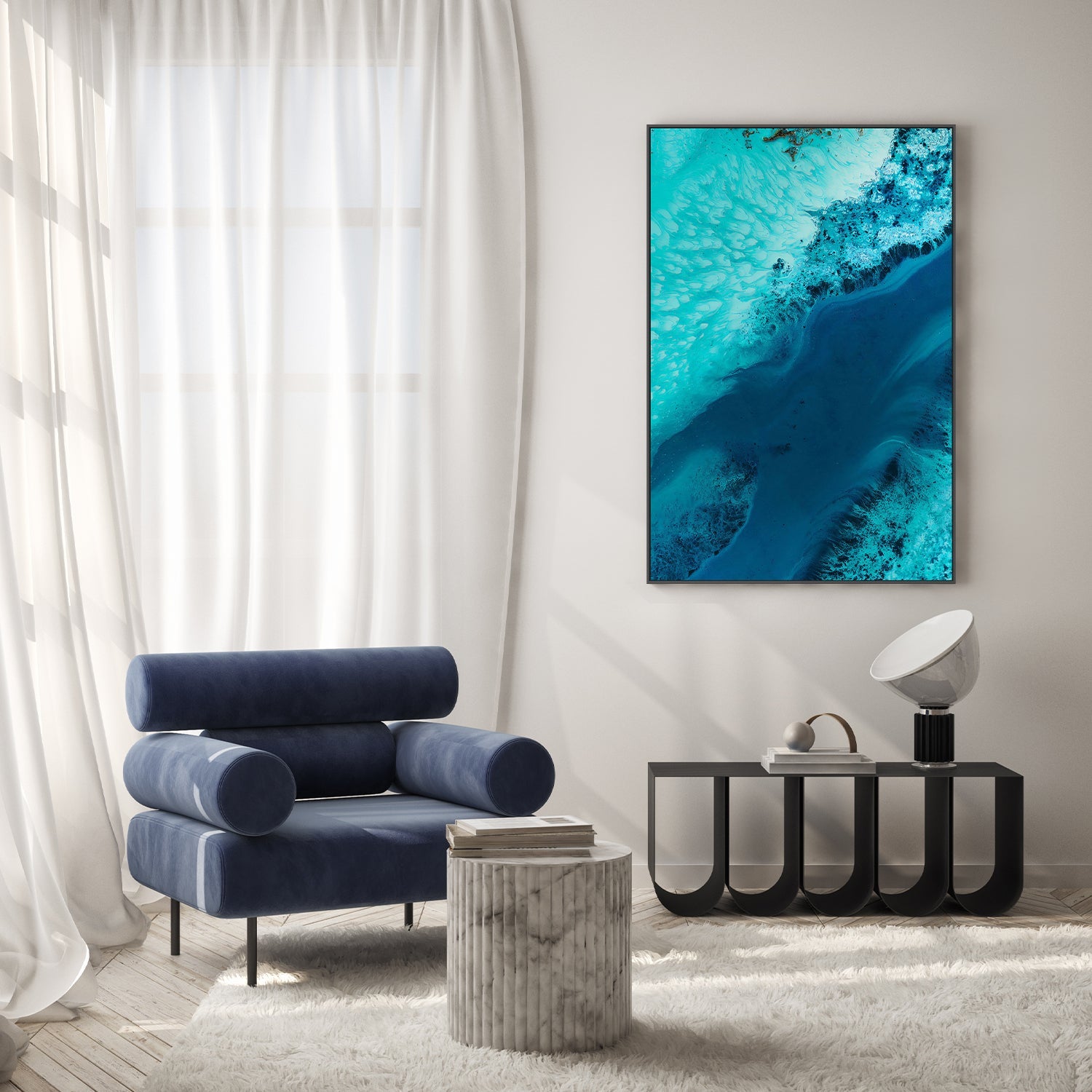 wall-art-print-canvas-poster-framed-Salt Water Passage, Style B , By Petra Meikle-7