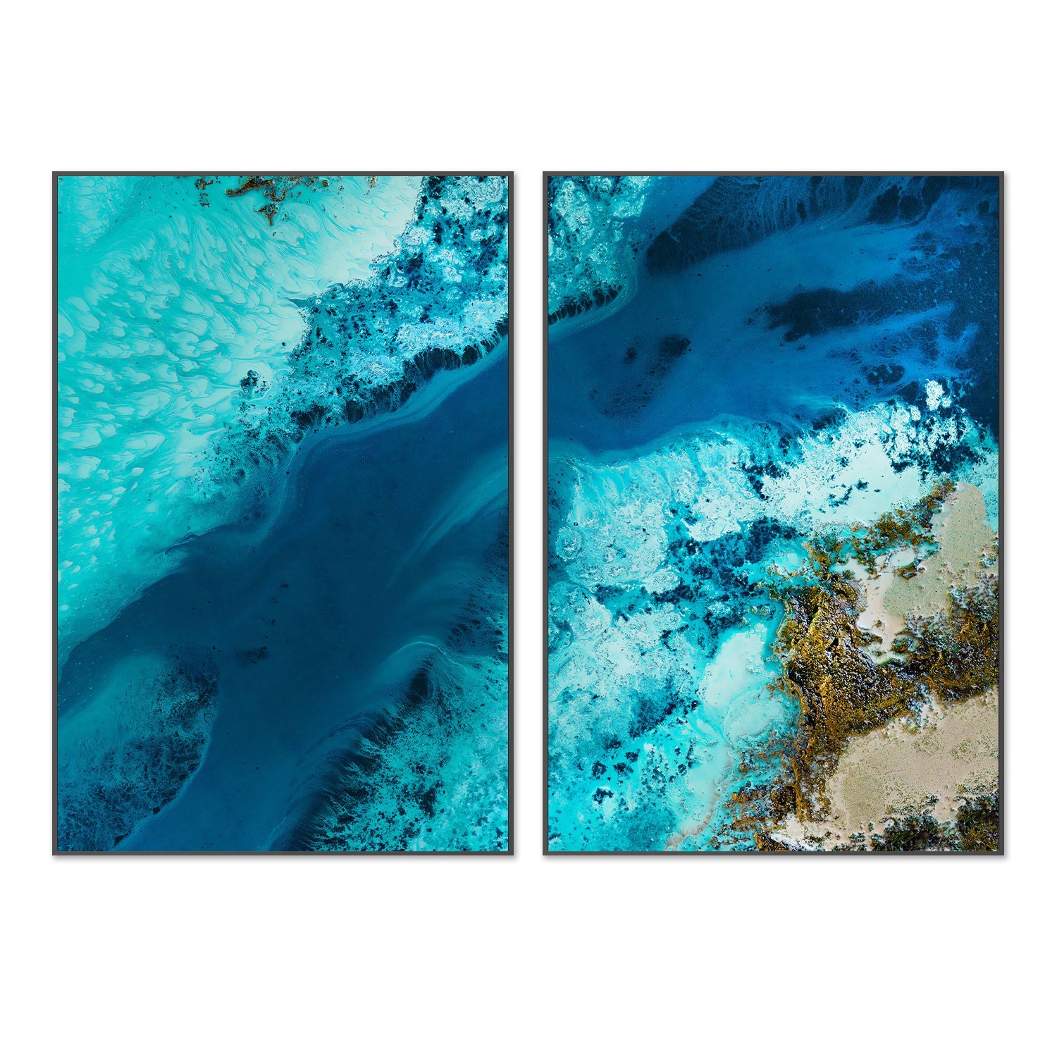 wall-art-print-canvas-poster-framed-Salt Water Passage, Style B & C, Set Of 2 , By Petra Meikle-3