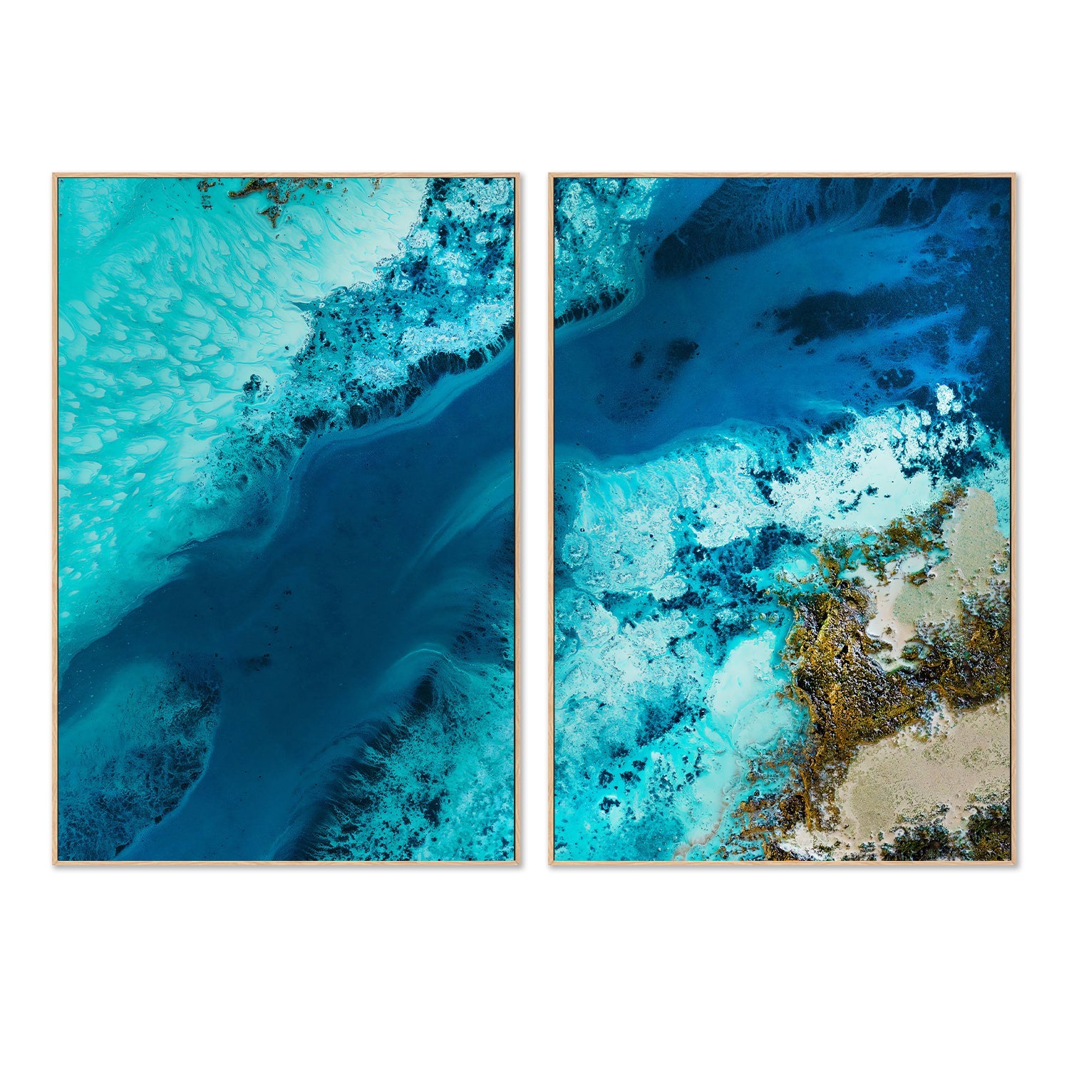 wall-art-print-canvas-poster-framed-Salt Water Passage, Style B & C, Set Of 2 , By Petra Meikle-4