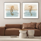 wall-art-print-canvas-poster-framed-Sand And Sea, Style A & B, Set Of 2 , By Lisa Audit-GIOIA-WALL-ART