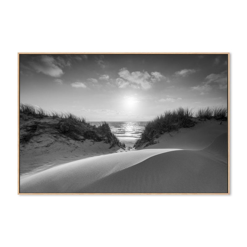 wall-art-print-canvas-poster-framed-Sand Dunes, Black And White, Sylt, Germany , By Jan Becke-GIOIA-WALL-ART