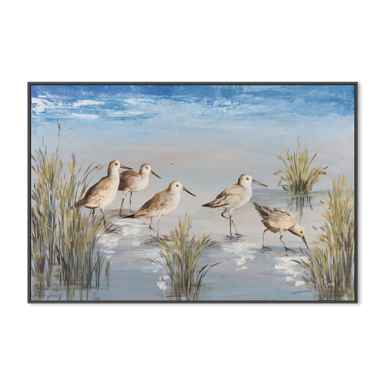 wall-art-print-canvas-poster-framed-Sandpiper Stroll-3