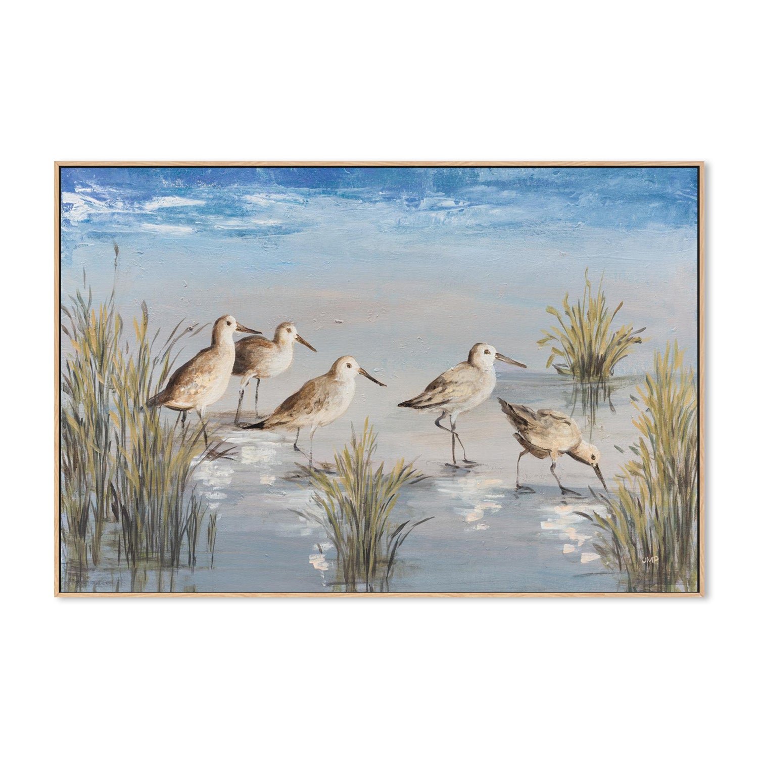 wall-art-print-canvas-poster-framed-Sandpiper Stroll-4