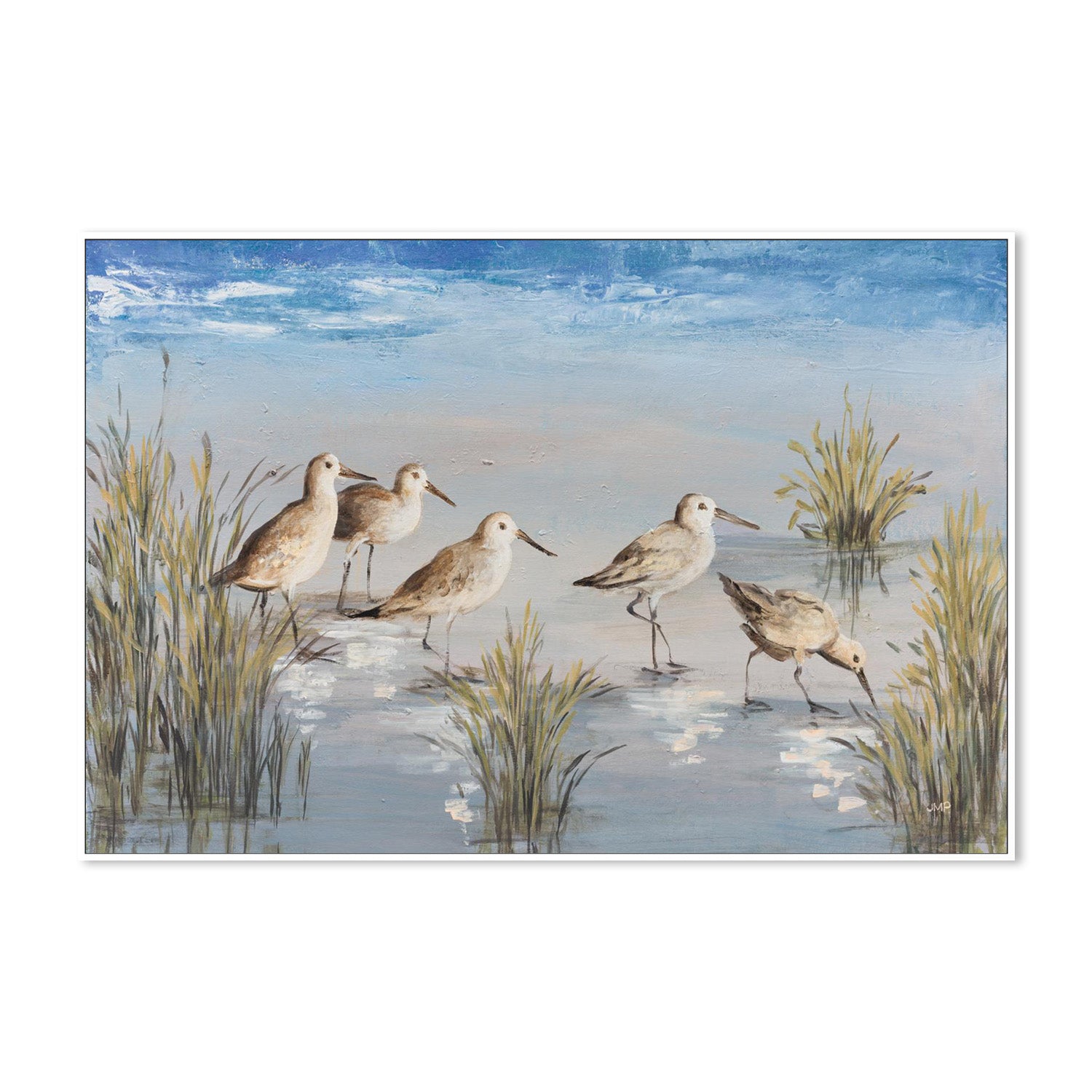 wall-art-print-canvas-poster-framed-Sandpiper Stroll-5