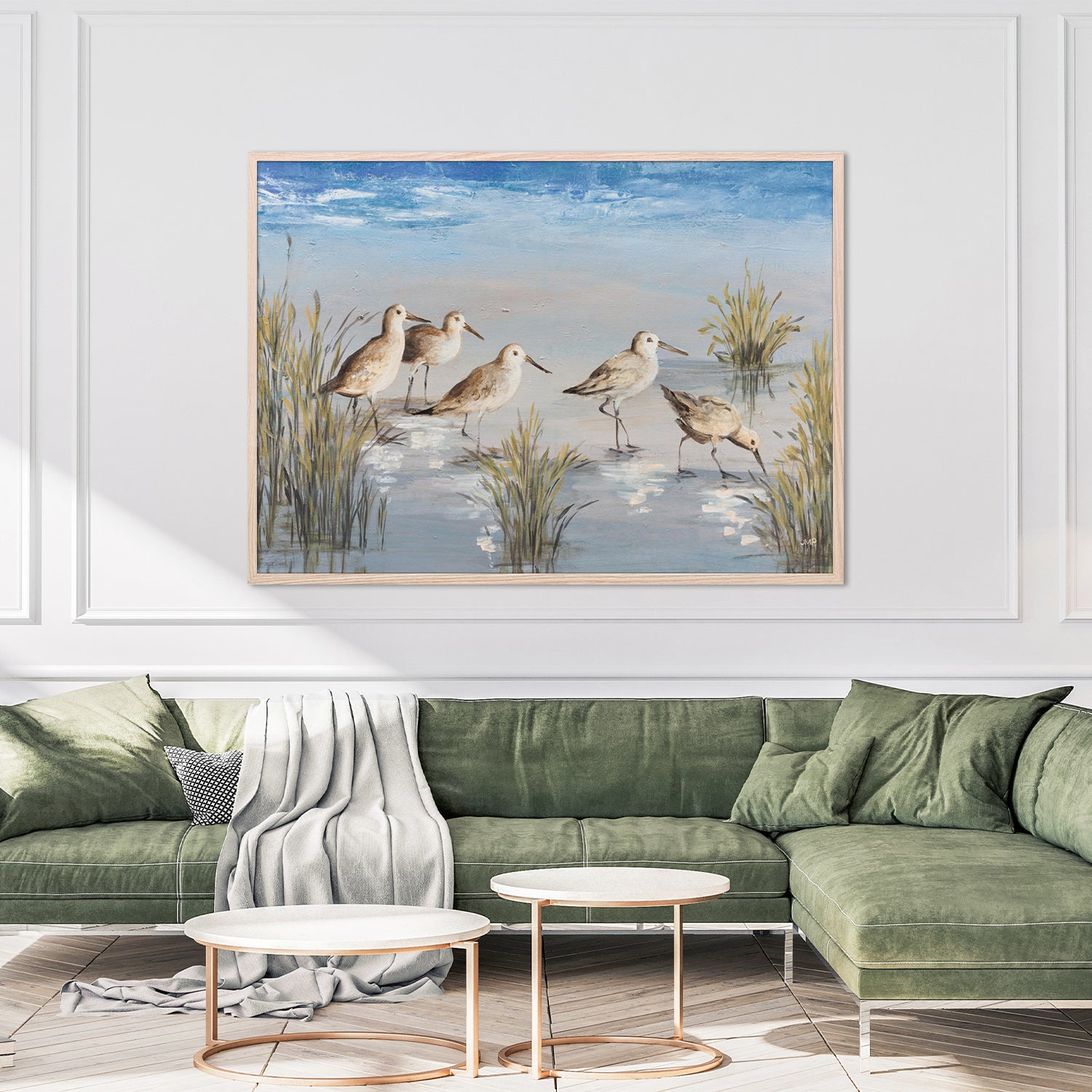 wall-art-print-canvas-poster-framed-Sandpiper Stroll-8