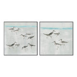 wall-art-print-canvas-poster-framed-Sandpipers, Style A & B, Set Of 2 , By Avery Tilmon-GIOIA-WALL-ART