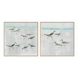 wall-art-print-canvas-poster-framed-Sandpipers, Style A & B, Set Of 2 , By Avery Tilmon-GIOIA-WALL-ART