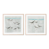 wall-art-print-canvas-poster-framed-Sandpipers, Style A & B, Set Of 2 , By Avery Tilmon-GIOIA-WALL-ART