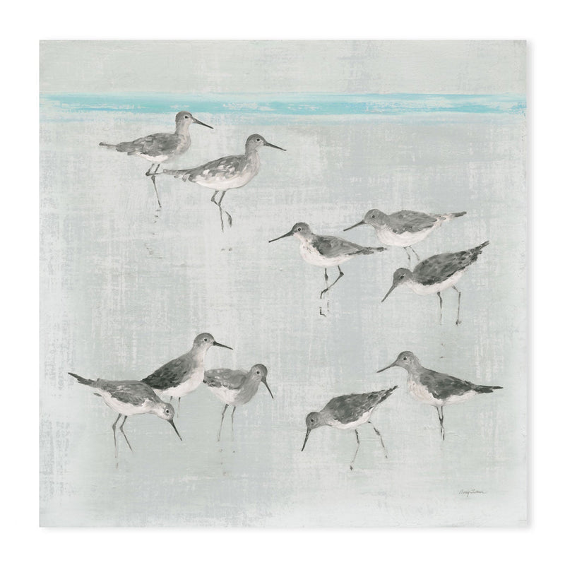 wall-art-print-canvas-poster-framed-Sandpipers, Style A & B, Set Of 2 , By Avery Tilmon-GIOIA-WALL-ART