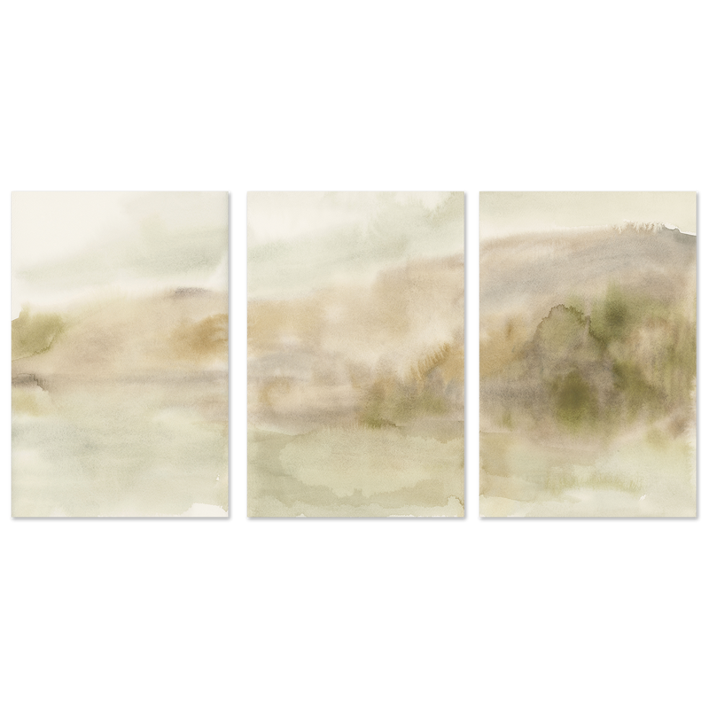 wall-art-print-canvas-poster-framed-Sandstone Serenity, Style A, B & C, Set Of 3 , By Emily Wood-1