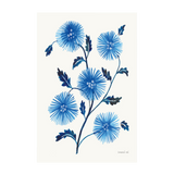 Saphire Blue Flowers, Style A , By Danhui Nai