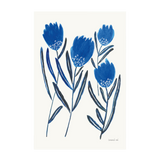 Saphire Blue Flowers, Style B , By Danhui Nai