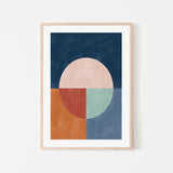 wall-art-print-canvas-poster-framed-Sapphire And Sunset, Style E , By Elena Ristova-GIOIA-WALL-ART