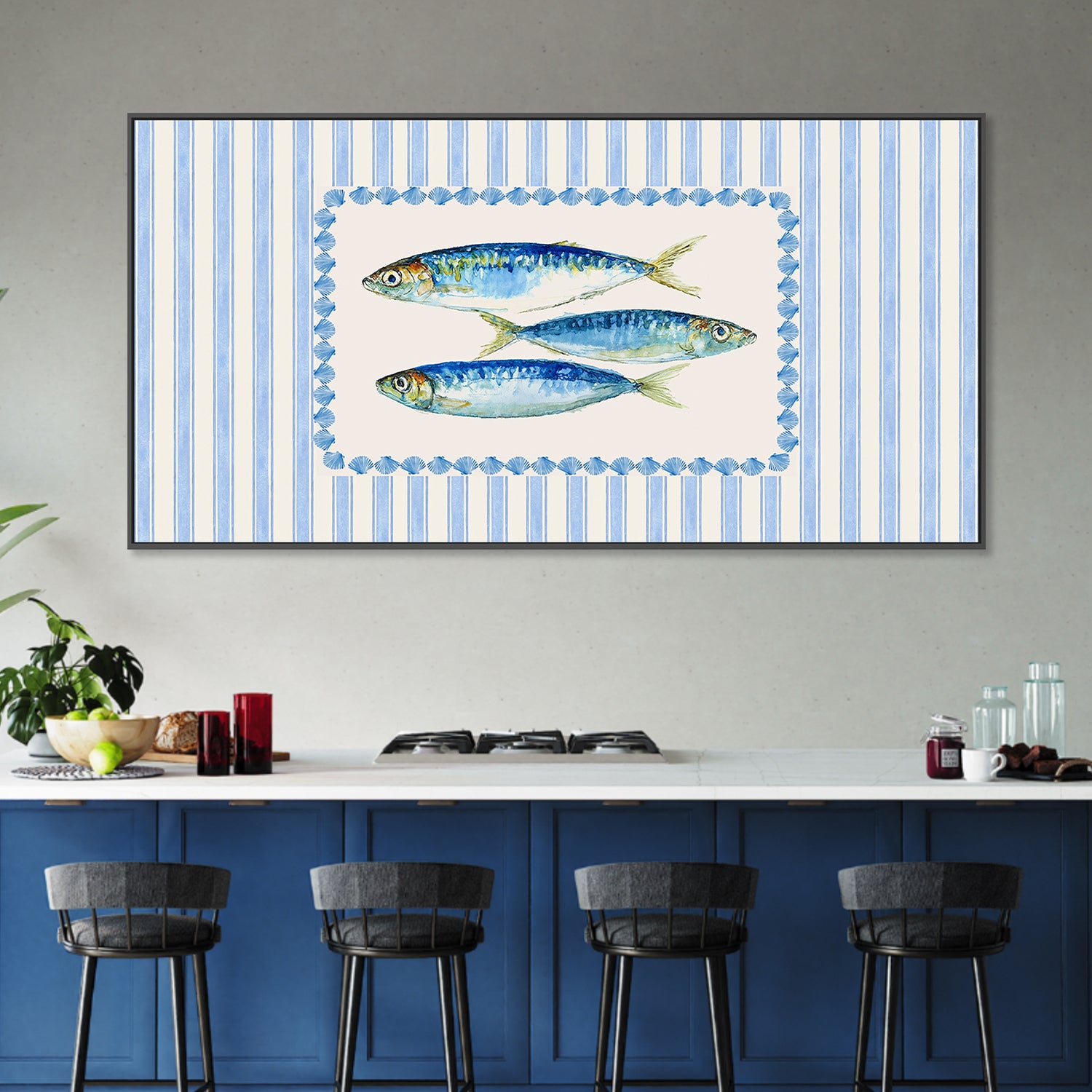wall-art-print-canvas-poster-framed-Sardines-2
