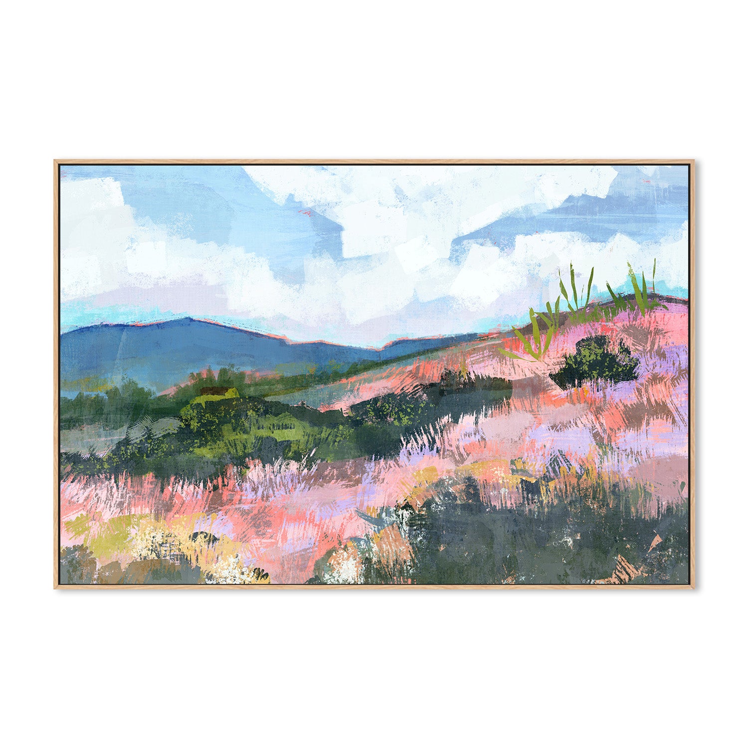 wall-art-print-canvas-poster-framed-Saturated mountains-4