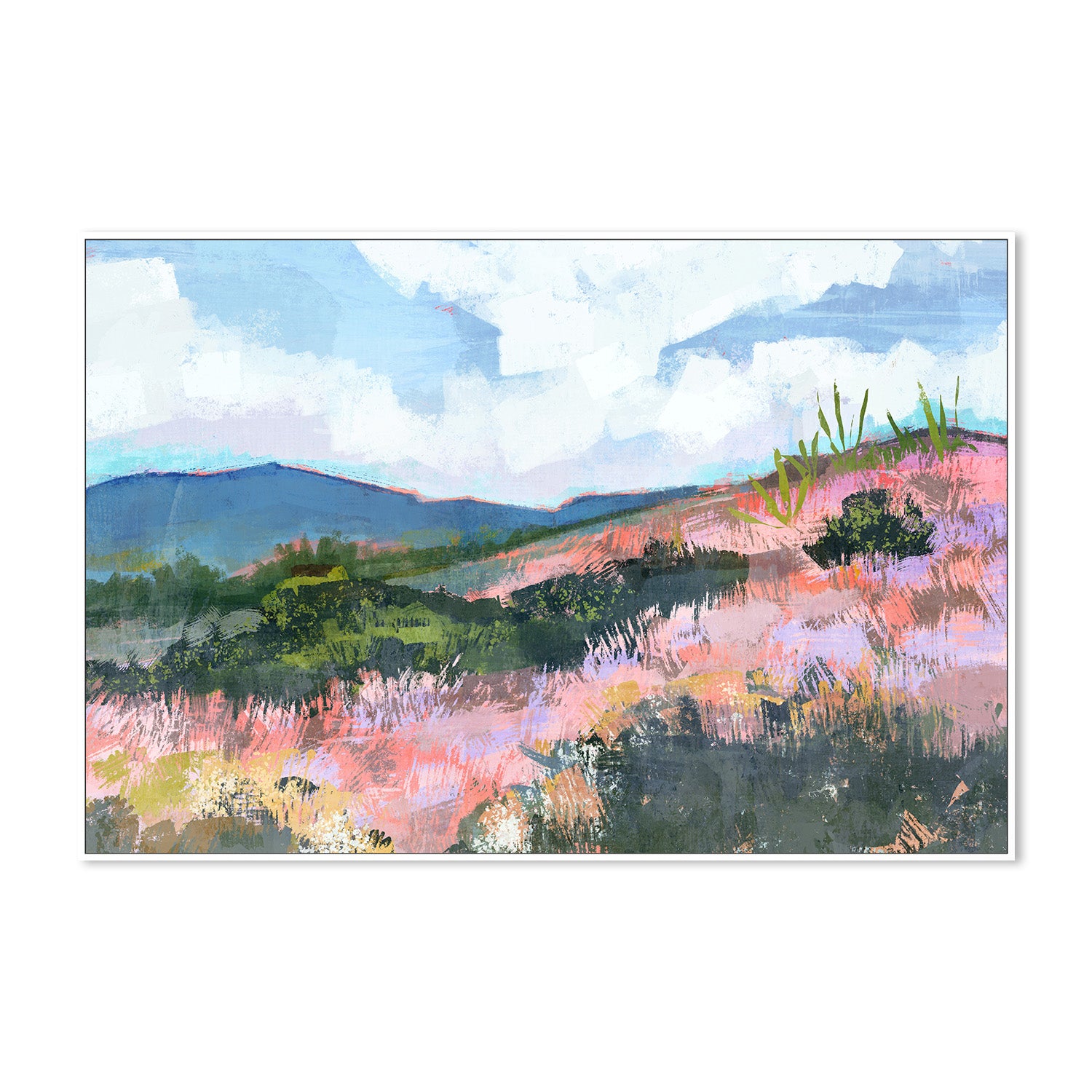wall-art-print-canvas-poster-framed-Saturated mountains-5