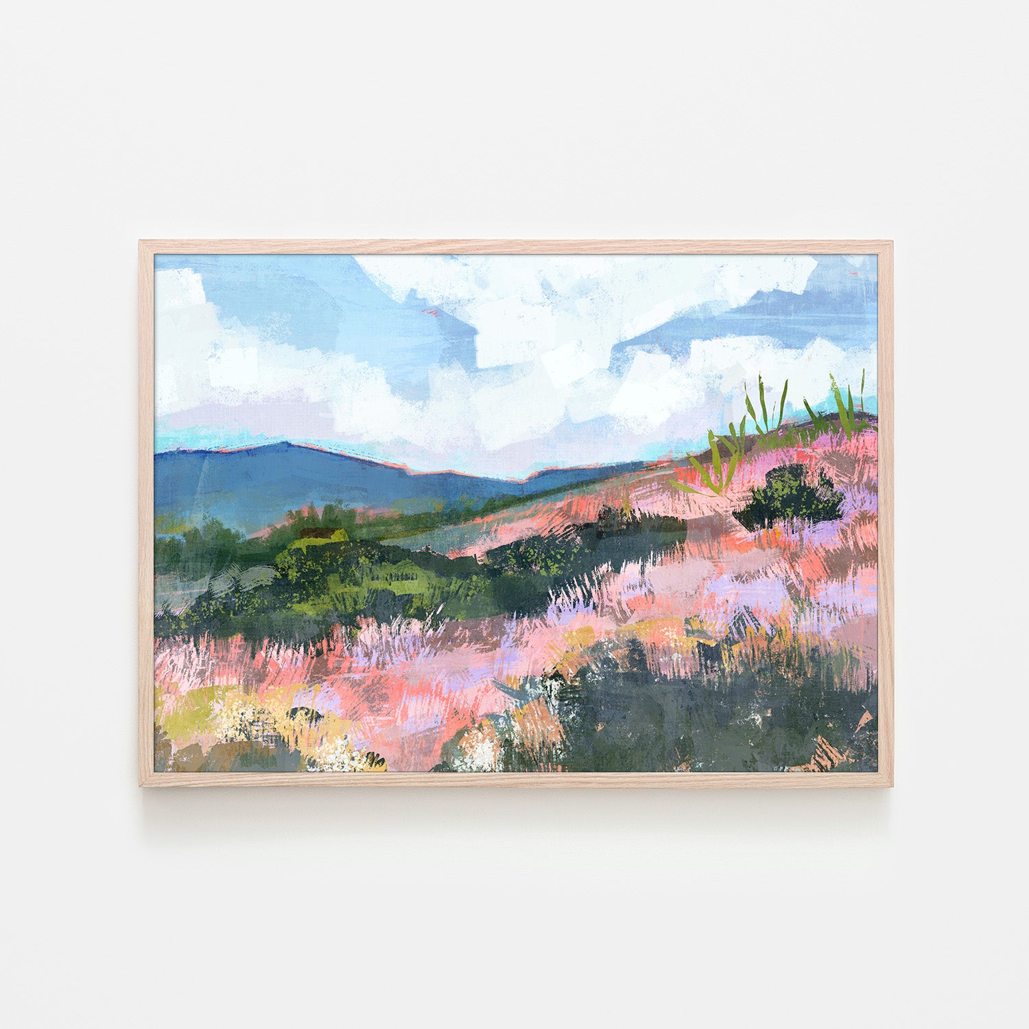 wall-art-print-canvas-poster-framed-Saturated mountains-6