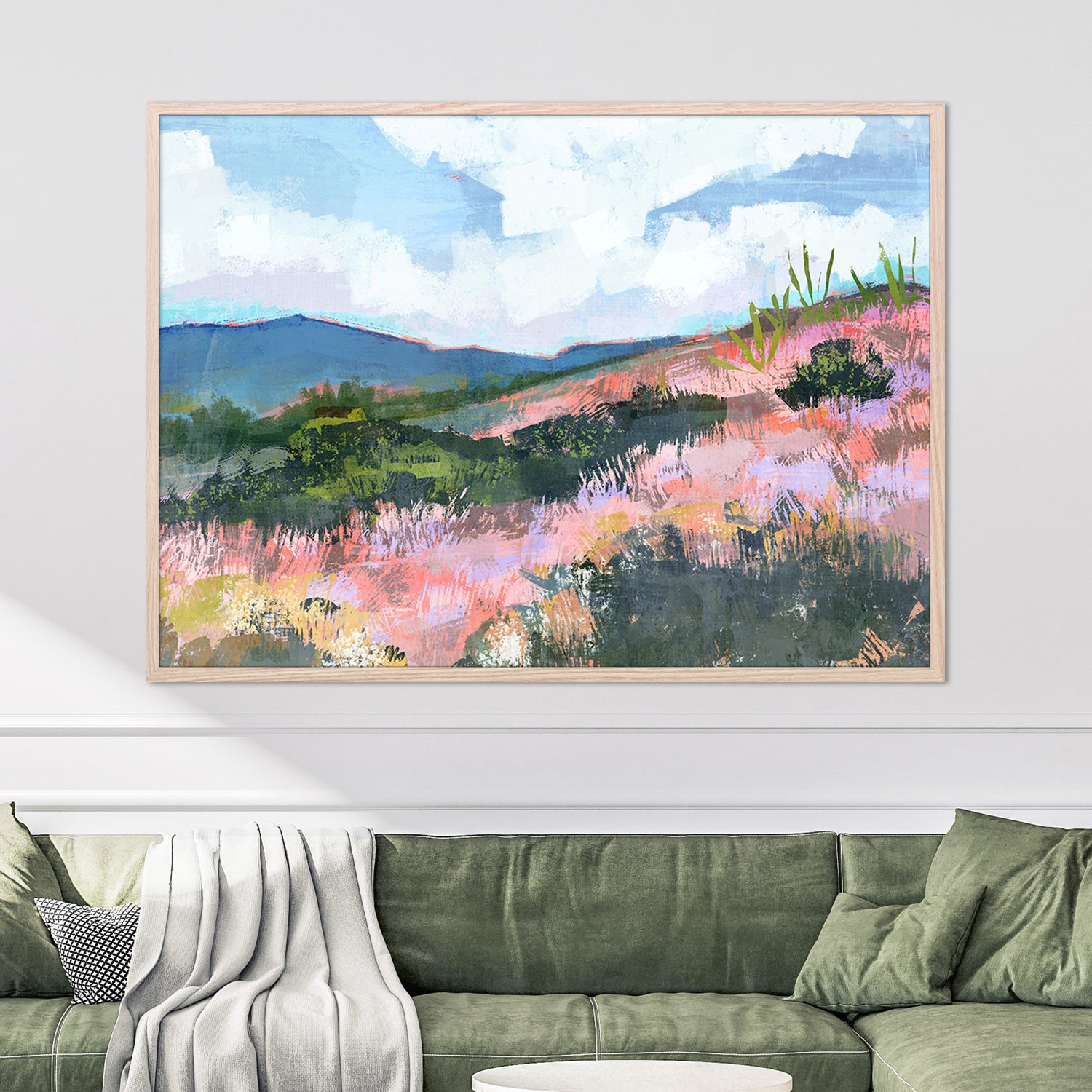 wall-art-print-canvas-poster-framed-Saturated mountains-7