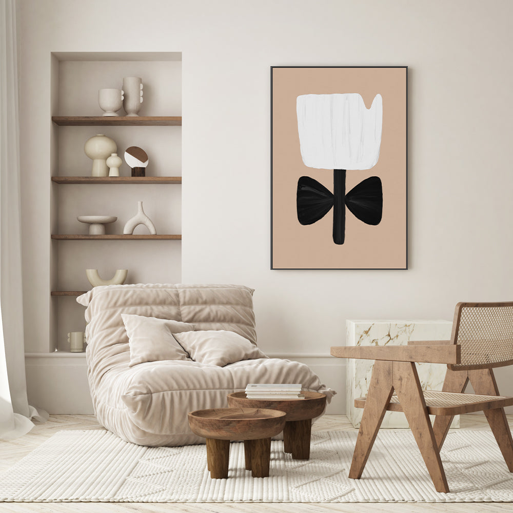 wall-art-print-canvas-poster-framed-Scandi Botanical Style B , By Pictufy-7