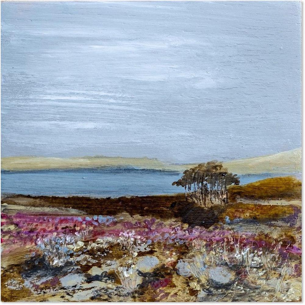 wall-art-print-canvas-poster-framed-Scottish Heather-by-Louise O'hara-Gioia Wall Art