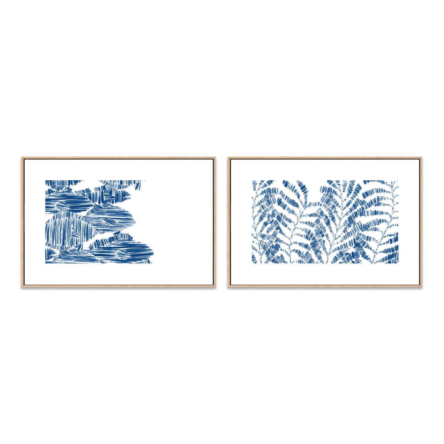 wall-art-print-canvas-poster-framed-Sea Life Rhythm-Seaweed Mantle, Set Of 2 , By Jetty Home-6