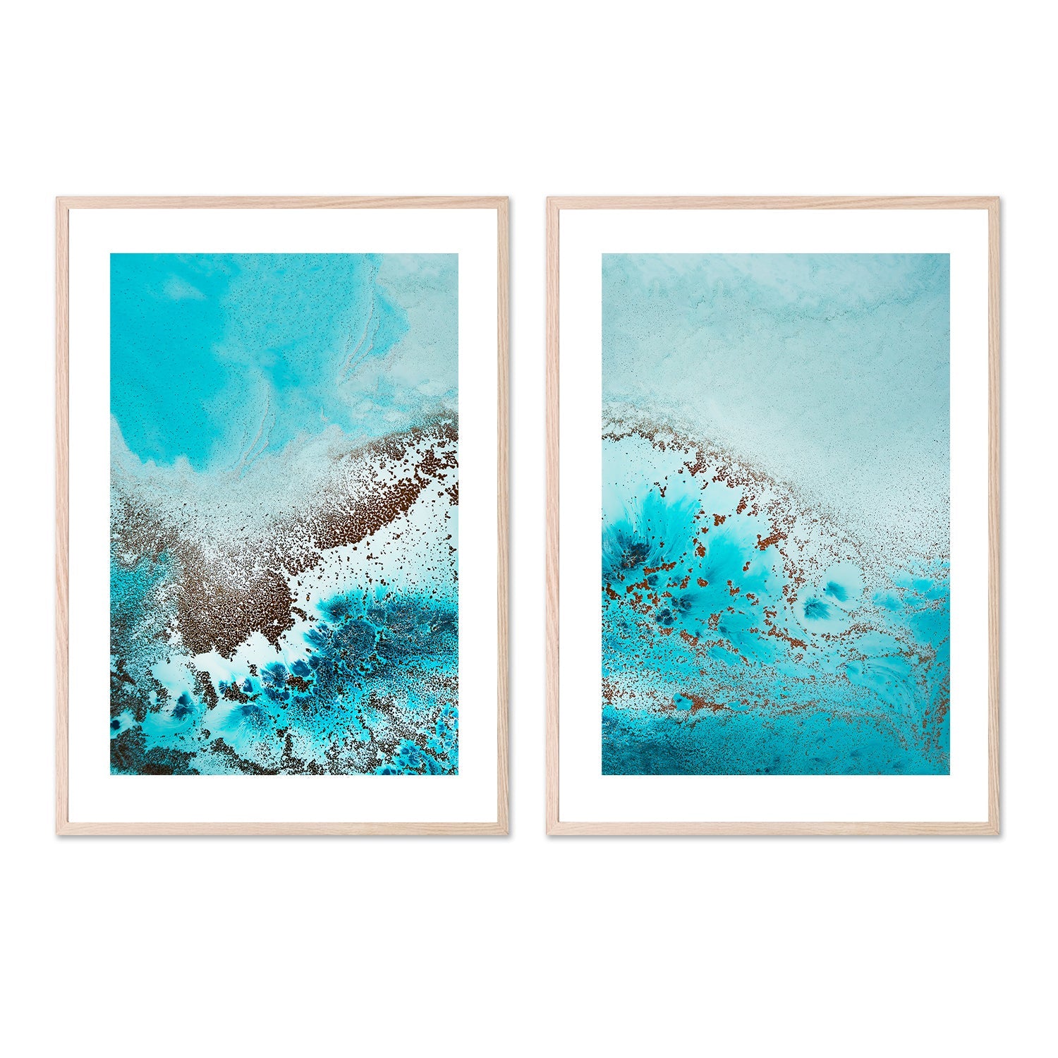 wall-art-print-canvas-poster-framed-Sea Life, Style A & B, Set Of 2 , By Petra Meikle-6