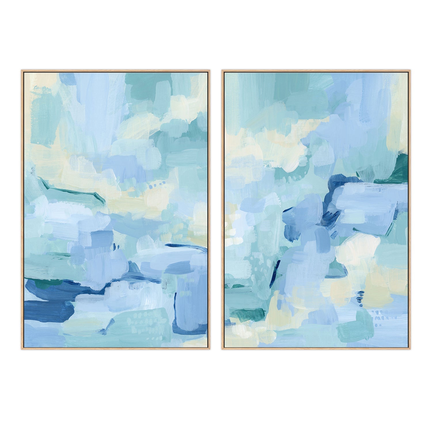 wall-art-print-canvas-poster-framed-Seafarer Blues , Style A & B , Set Of 2 , By Jetty Home-4