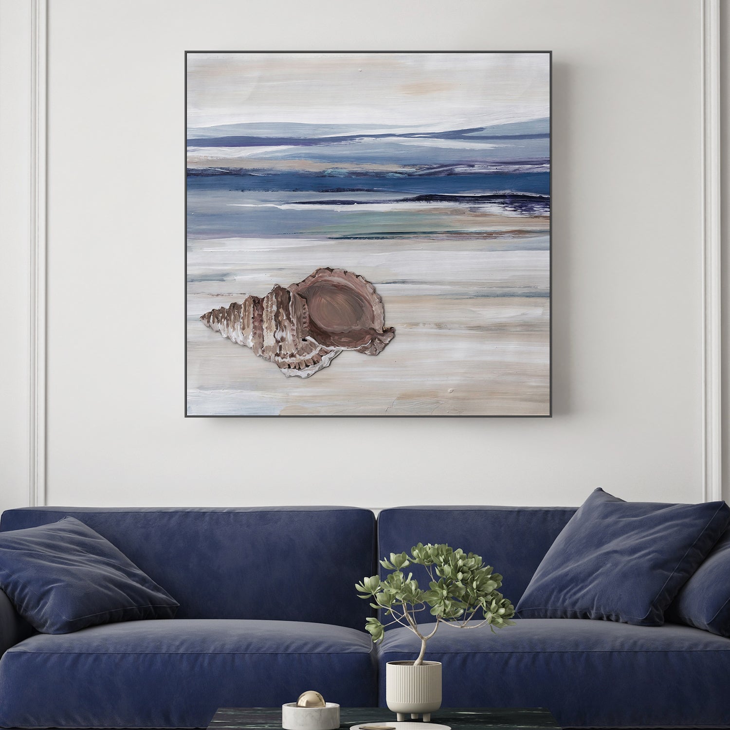 wall-art-print-canvas-poster-framed-Seashell Shore, Style B , By Amelia Aveline-2