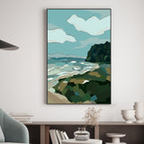 wall-art-print-canvas-poster-framed-Seashore Splendour , By Nikita Jariwala-GIOIA-WALL-ART
