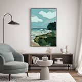 wall-art-print-canvas-poster-framed-Seashore Splendour , By Nikita Jariwala-GIOIA-WALL-ART