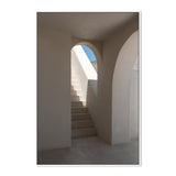 wall-art-print-canvas-poster-framed-Seaside Stairwell, By Minorstep-GIOIA-WALL-ART